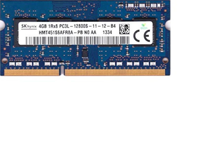 Hynix HMT451S6AFR8A-PB 4GB PC3-12800 DDR3-1600MHz non-ECC Unbuffered CL11 204-Pin SoDimm 1.35V Low Voltage Single Rank Memory Module